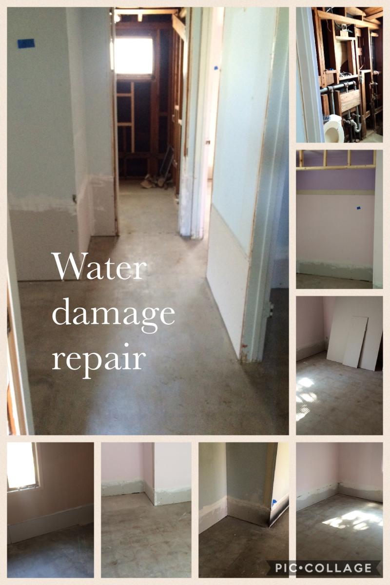 Water damage repair 